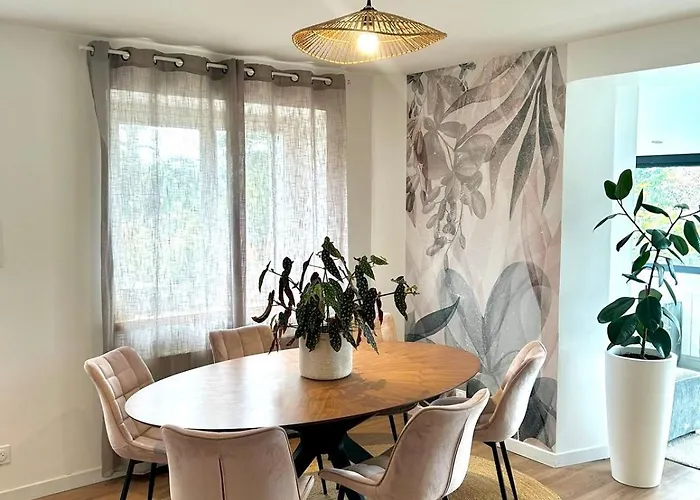 アパート Le Paisible - Duplex 5 Pers, Parking, Terrasse Et Vue エクスレバン